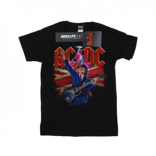 AC/DC Angus Union Flag Lightning T-shirt voor jongens