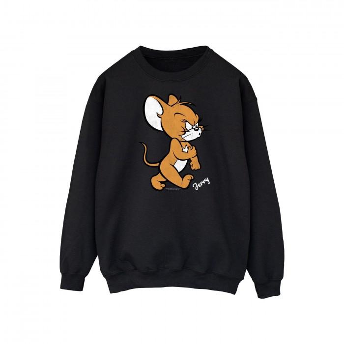 Tom And Jerry Tom en Jerry Mens Angry Mouse Katoen Sweatshirt