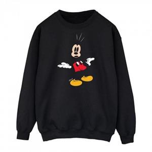 Disney Heren Mickey Mouse verrast katoenen sweatshirt