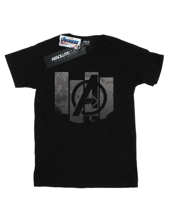 Marvel Boys Avengers Endgame Panel-logo T-shirt