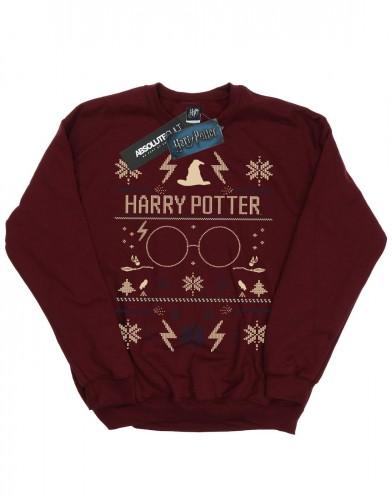 Harry Potter jongens kerstpatroon sweatshirt