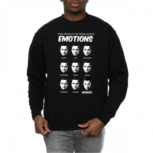 The Big Bang Theory Het Big Bang Theory Heren Sheldon Emotions katoenen sweatshirt
