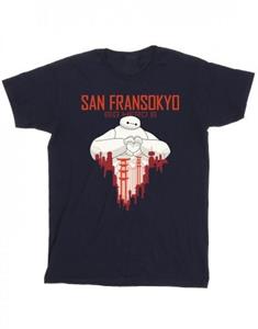 Disney jongens Big Hero 6 Baymax San Fransokyo hart T-shirt