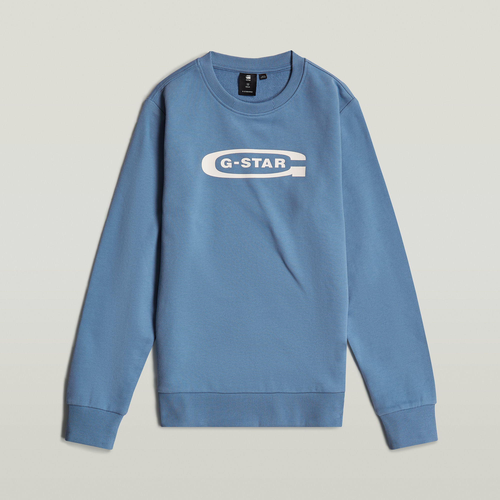 G-Star RAW Kids Sweater Regular - Midden blauw - jongens