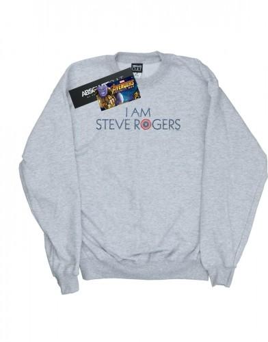 Marvel Heren Avengers Infinity War Ik ben Steve Rogers katoenen sweatshirt