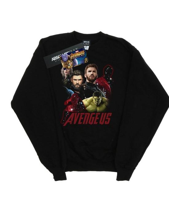 Marvel Heren Avengers Infinity War The Fallen Katoenen sweatshirt