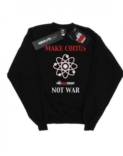 The Big Bang Theory heren maken coïtus niet oorlog katoenen sweatshirt