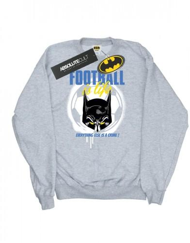 DC Comics Heren Batman Football is Life katoenen sweatshirt