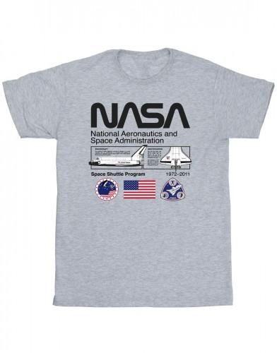 NASA jongens ruimtebeheerder T-shirt