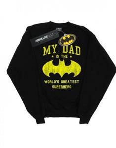 DC Comics Heren Batman My Dad is een superheld katoenen sweatshirt