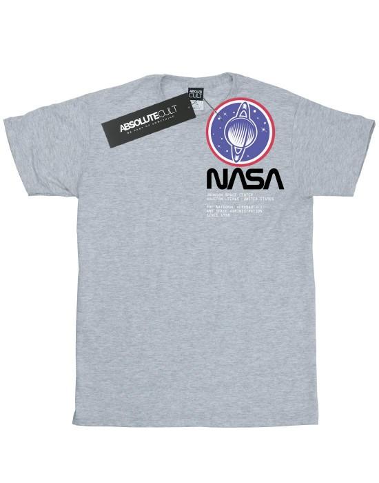NASA Boys Johnson Worm T-shirt met zakprint