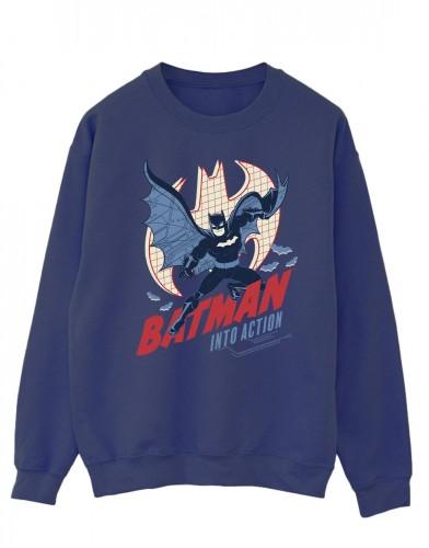 DC Comics Heren Batman Into Action katoenen sweatshirt
