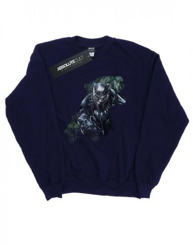Marvel Heren Black Panther Wild Silhouette katoenen sweatshirt