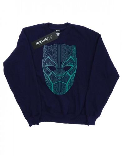 Marvel heren Black Panther Tribal Mask katoenen sweatshirt
