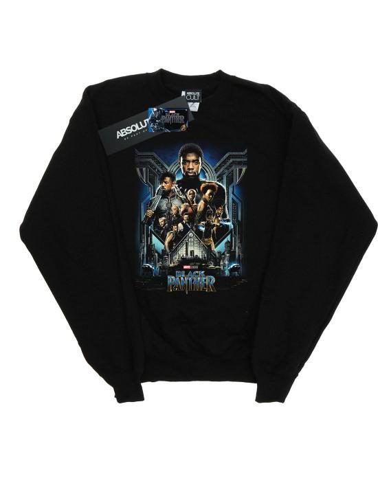 Marvel heren Black Panther filmposter katoenen sweatshirt