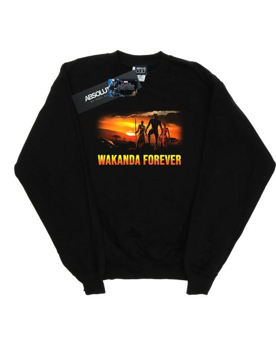 Marvel heren Black Panther Wakanda Forever katoenen sweatshirt