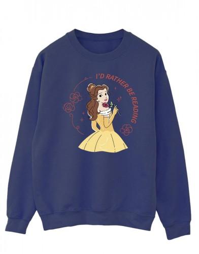 Disney heren Belle en het beest, ik zou liever een katoenen sweatshirt lezen