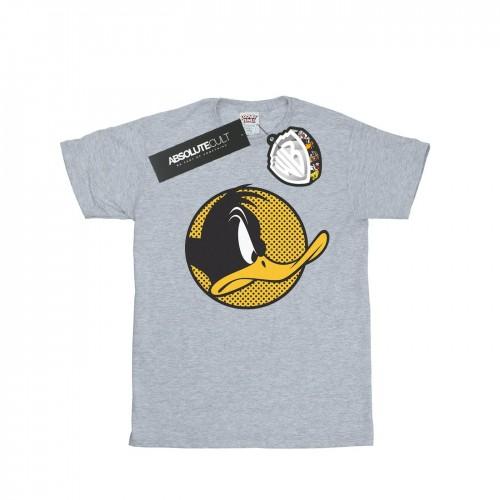Looney Tunes jongens Daffy Duck gestippeld profiel T-shirt