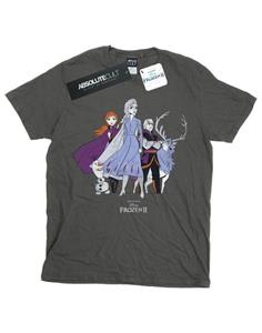 Disney Girls Frozen 2 Distressed Group katoenen T-shirt