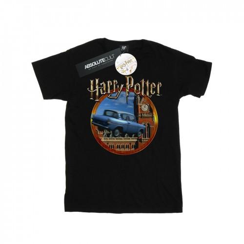 Harry Potter jongens vliegende auto T-shirt