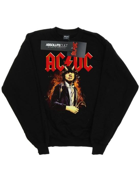 AC/DC Angus Highway To Hell katoenen sweatshirt voor heren