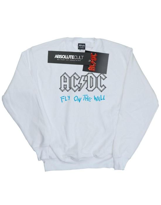 AC/DC Heren Fly On The Wall Outline katoenen sweatshirt