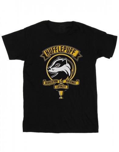 Harry Potter jongens Huffelpuf Toon Crest T-shirt