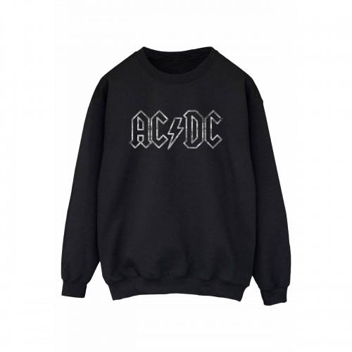 AC/DC katoenen sweatshirt met gekarteld logo voor heren