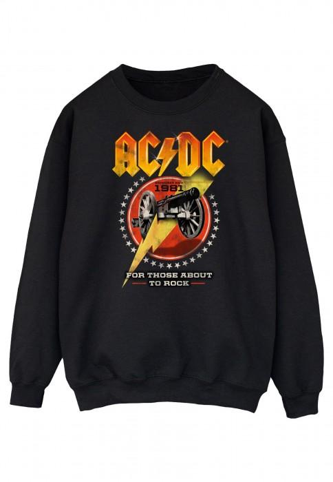 AC/DC Heren voor degenen die op het punt staan ​​te rocken, katoenen sweatshirt uit 1981