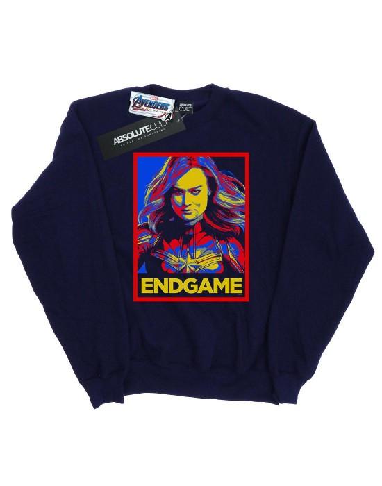 Marvel Heren Avengers Endgame Captain  Poster Katoenen sweatshirt