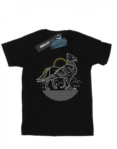Harry Potter Girls Buckbeak Line Art katoenen T-shirt
