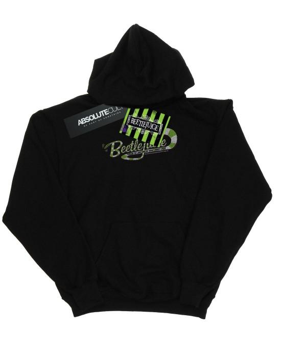 Beetlejuice Heren Sandworm Alt-logo hoodie