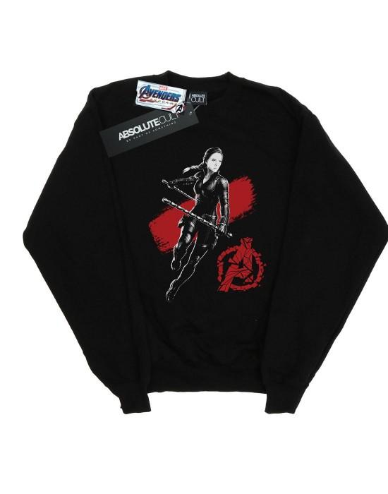 Marvel Heren Avengers Endgame Mono Black Widow katoenen sweatshirt