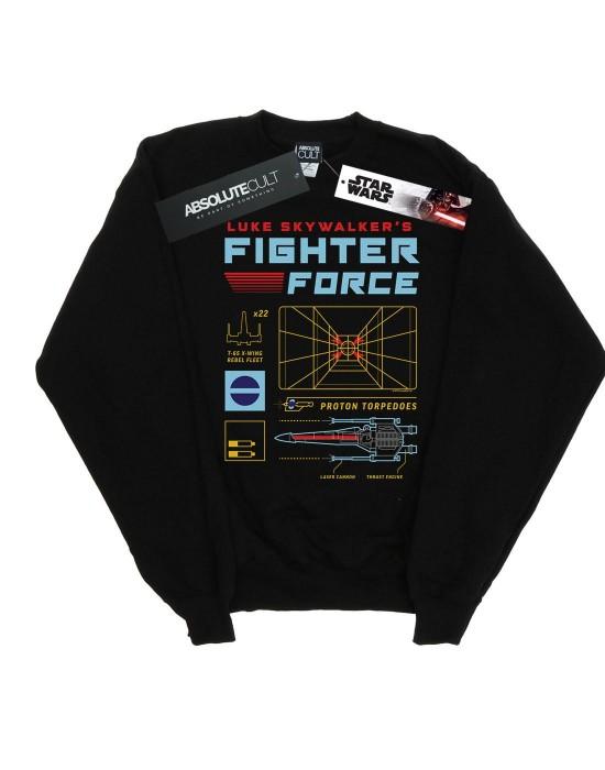 Star Wars Girls Luke Skywalker's Fighter Force Sweatshirt