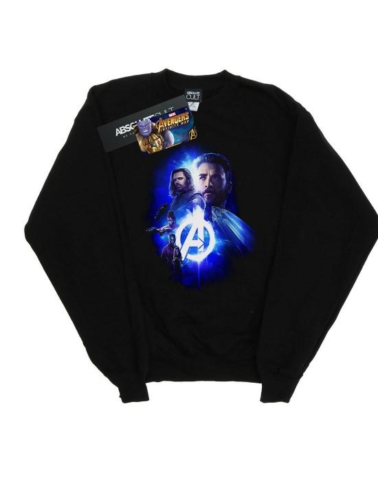 Marvel Avengers Infinity War Cap Bucky Team Up katoenen sweatshirt voor heren