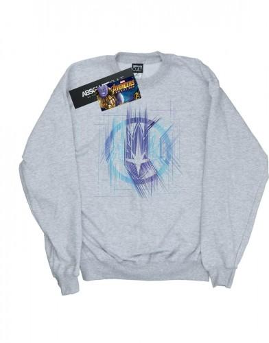 Marvel Heren Avengers Infinity War Guardian Lines katoenen sweatshirt