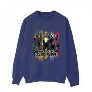 DC Comics Heren zwart Adam JSA Complete Group katoenen sweatshirt