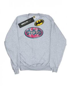 DC Comics Heren Batman Japans logo rood katoenen sweatshirt