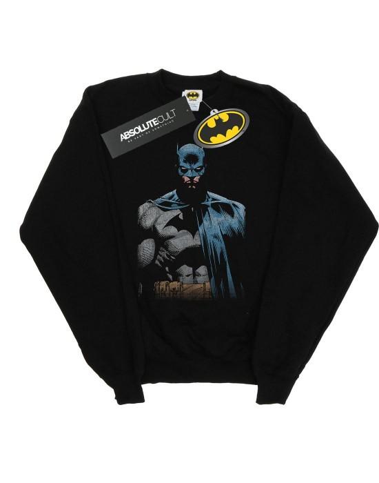 DC Comics Heren Batman close-up katoenen sweatshirt