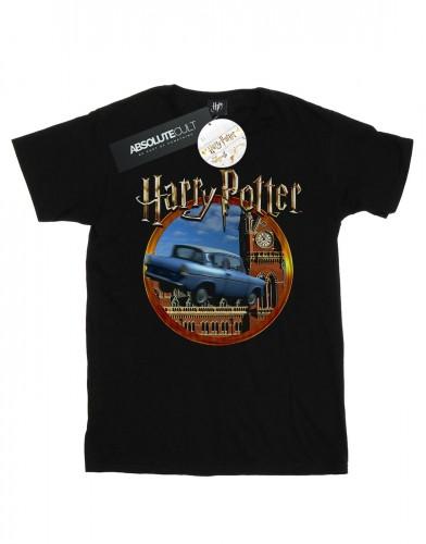 Harry Potter meisjes vliegende auto katoenen T-shirt
