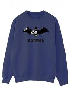 DC Comics Batman zwart stare logo katoenen sweatshirt voor heren
