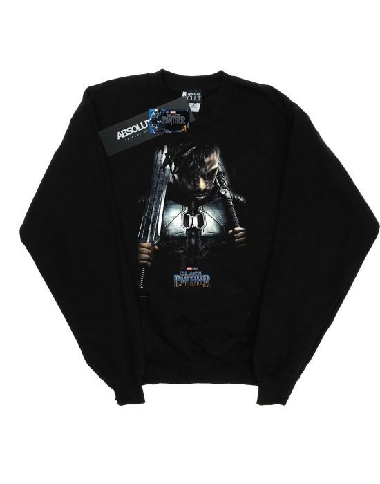 Marvel heren Black Panther Killmonger poster katoenen sweatshirt