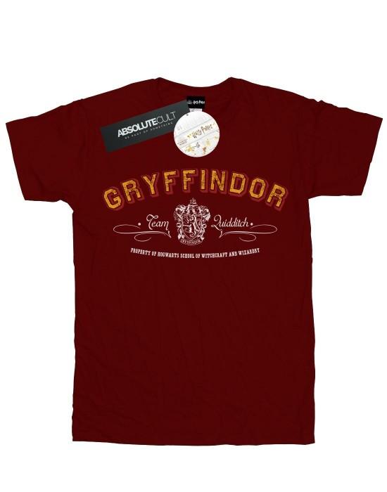 Harry Potter Girls Gryffindor Team Zwerkbal katoenen T-shirt