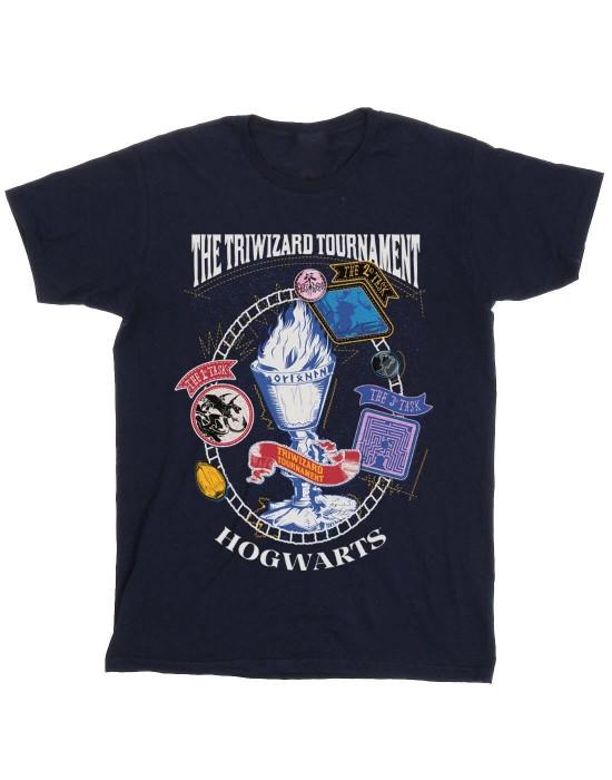 Harry Potter Girls Toverschool Poster katoenen T-shirt