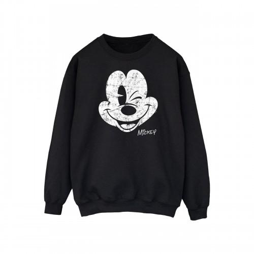Disney Heren Mickey Mouse Gezicht Sweatshirt