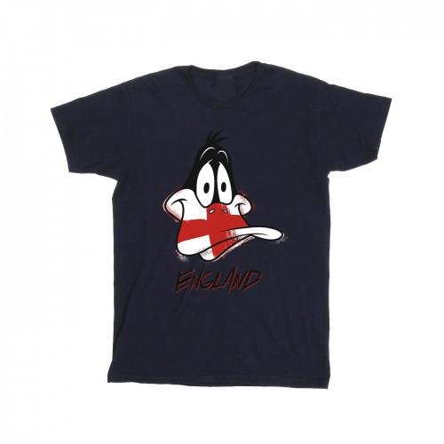 Looney Tunes jongens Daffy Engeland gezicht T-shirt