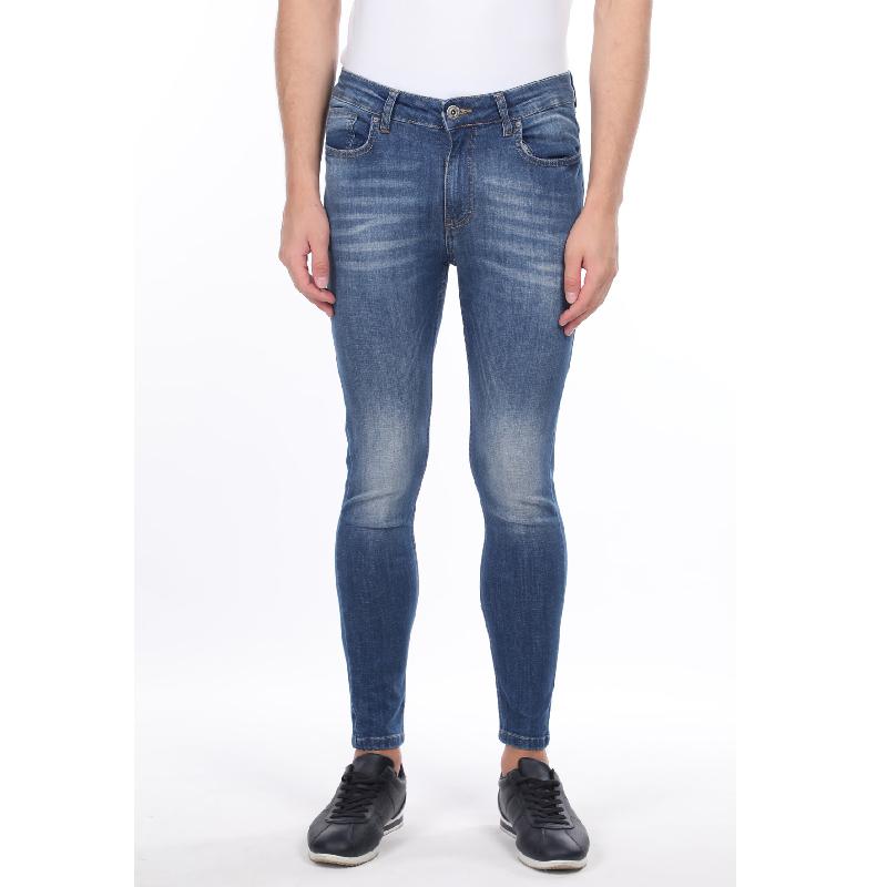 Markapia Man Blauwe skinny-fit jeansbroek voor heren