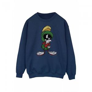 Looney Tunes Heren Marvin The Martian Pose Sweatshirt