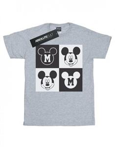 Disney jongens Mickey Mouse lachende vierkanten T-shirt