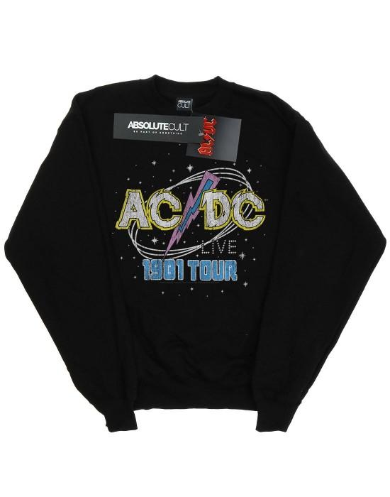 AC/DC Heren 1981 Live Tour katoenen sweatshirt